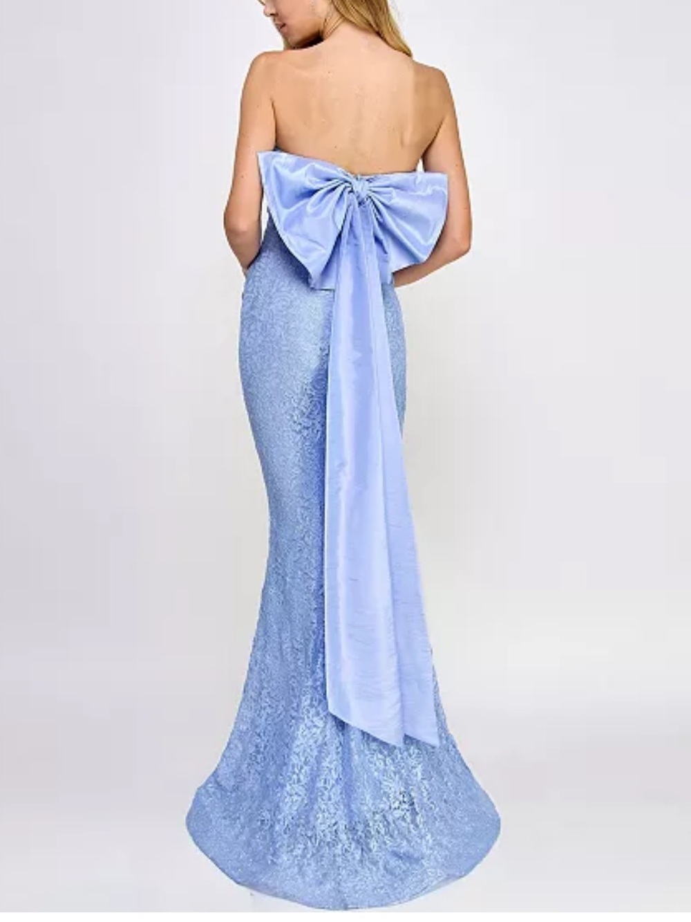 City Studio Light Blue Formal Dress Bodice
